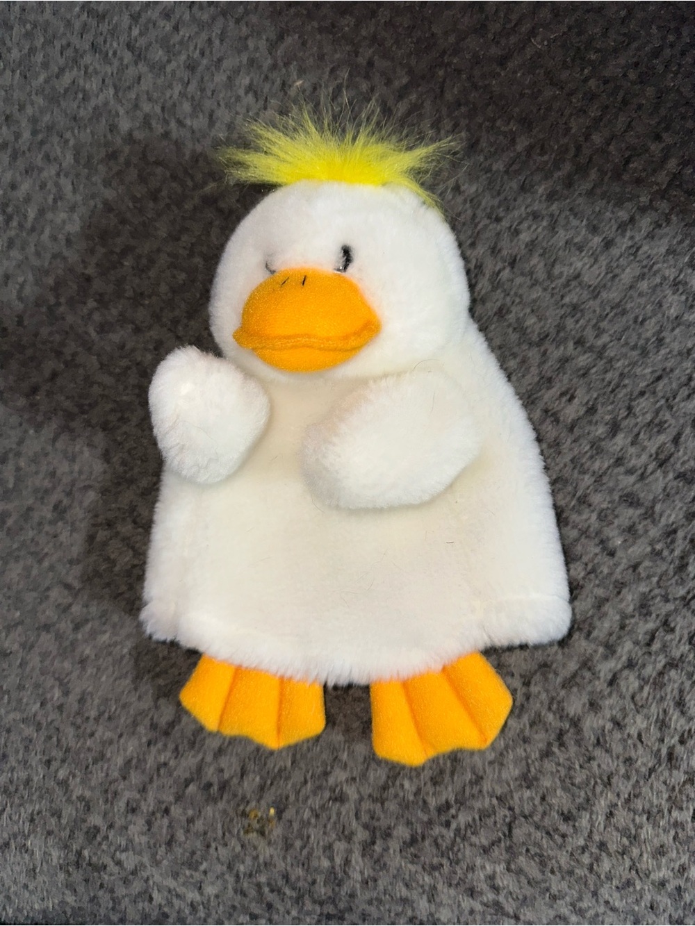 White Duck Hand Puppet 8" High